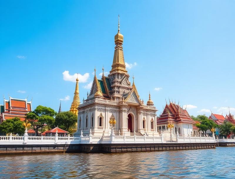 Bangkok skyline on a sunny day