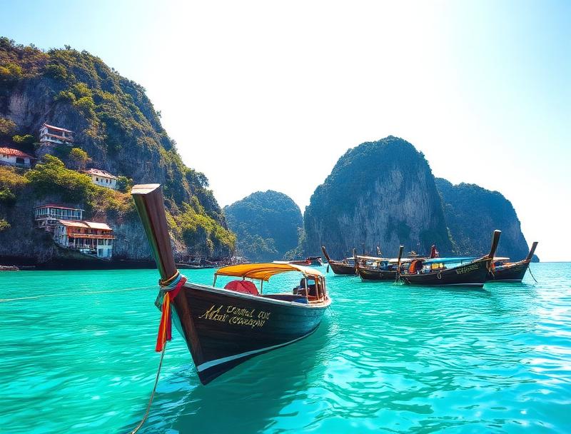 Phuket skyline on a sunny day