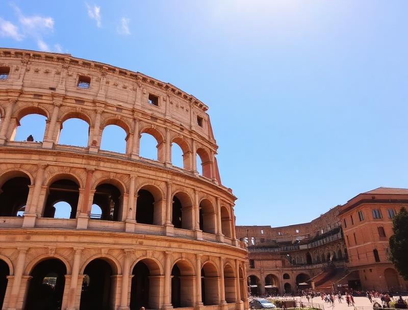 Rome skyline on a sunny day
